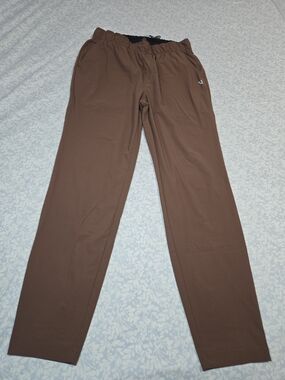Vuori Women Dark Orange Performance Elastic Waistband Pants